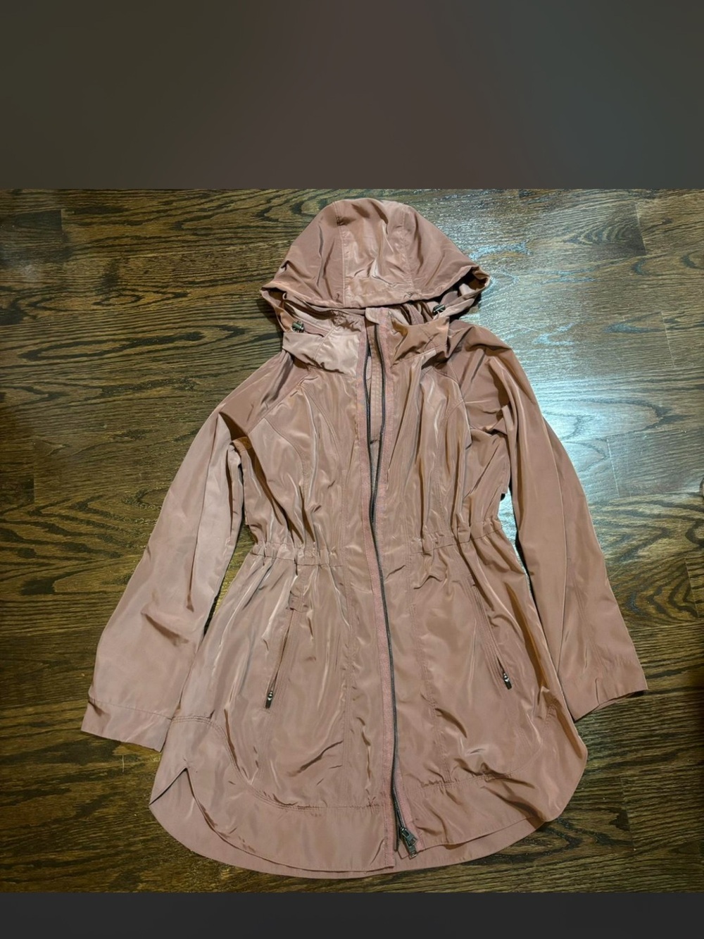 Athleta Dusty Rose Hooded Utility Anorak